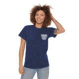 Mineral Wash Unisex T-Shirt - Retro Style Fatty Naked Brass Knuckles Monkey