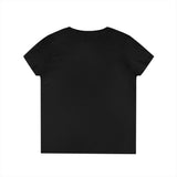 Ladies' V-Neck T-Shirt - Tranquility & Serenity Design | Relaxed Casual Wear