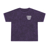 Mineral Wash Unisex T-Shirt - Retro Style Fatty Naked Brass Knuckles Monkey