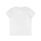 Ladies' V-Neck T-Shirt - Tranquility & Serenity Design | Relaxed Casual Wear