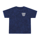 Mineral Wash Unisex T-Shirt - Retro Style Fatty Naked Brass Knuckles Monkey
