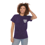Mineral Wash Unisex T-Shirt - Retro Style Fatty Naked Brass Knuckles Monkey