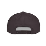 Ubiquitous Flat Bill Snapback Hat - Trendy Mountain Design for Adventurers