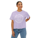Lake Trash Women’s Boxy Tee - Drink Float Relax Summer Vibes