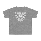 Mineral Wash Unisex T-Shirt - Retro Style Fatty Naked Brass Knuckles Monkey