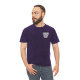Mineral Wash Unisex T-Shirt - Retro Style Fatty Naked Brass Knuckles Monkey