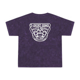 Mineral Wash Unisex T-Shirt - Retro Style Fatty Naked Brass Knuckles Monkey