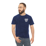 Mineral Wash Unisex T-Shirt - Retro Style Fatty Naked Brass Knuckles Monkey