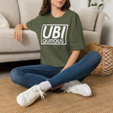 UBI-QUITous Graphic T-Shirt – Bold Universal Basic Income Statement Tee