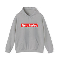 Funny Casual Hooded Sweatshirt - "Fatty Naked"