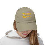 Trendy Distressed Cap for Casual Style, Unisex Adjustable Baseball Hat, Gift Idea for Sports Lovers, Everyday Wear, Summer Accessory