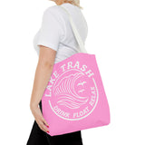 Copy of Lake Trash Pink Tote Bag — Drink • Float • Relax Beach Tote