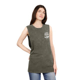 Lake Trash Stonewash Tank — “Your Docking Lights Are On” Boat Graphic