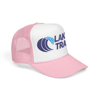 Lake Trash Foam Trucker Hat, Embroidered Camping Cap, Outdoor Adventure Hat, Gift for Lake Lovers, Summer Festivals Hat