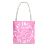 Copy of Lake Trash Pink Tote Bag — Drink • Float • Relax Beach Tote