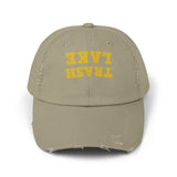 Trendy Distressed Cap for Casual Style, Unisex Adjustable Baseball Hat, Gift Idea for Sports Lovers, Everyday Wear, Summer Accessory