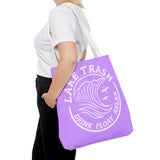 Tote — Lake Trash Tote Bag: 'Drink Float Relax' Beach & Lake Day Bag