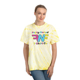 Vibrant Tie-Dye Tee with 'Fatty Naked' Design - Perfect for Summer Vibes