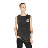 Lake Trash Stonewash Tank — “Your Docking Lights Are On” Boat Graphic