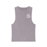 Lake Trash Stonewash Tank — “Your Docking Lights Are On” Boat Graphic