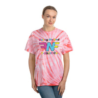 Vibrant Tie-Dye Tee with 'Fatty Naked' Design - Perfect for Summer Vibes