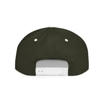 Ubiquitous Flat Bill Snapback Hat - Trendy Mountain Design for Adventurers