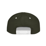 Ubiquitous Flat Bill Snapback Hat - Trendy Mountain Design for Adventurers