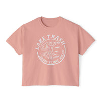 Lake Trash Women’s Boxy Tee - Drink Float Relax Summer Vibes