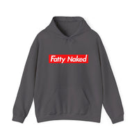Funny Casual Hooded Sweatshirt - "Fatty Naked"