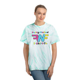 Vibrant Tie-Dye Tee with 'Fatty Naked' Design - Perfect for Summer Vibes