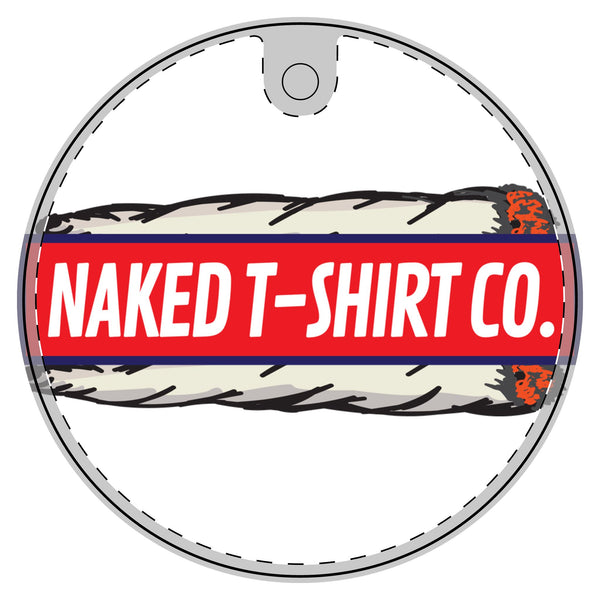 Naked T-Shirt Co. Ceramic Decoration Ornament, (1pc)