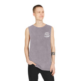 Lake Trash Stonewash Tank — “Your Docking Lights Are On” Boat Graphic