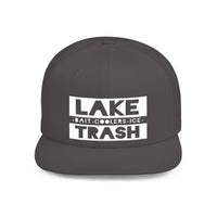 Lake Trash Snapback Hat | Cool Summer Accessory for Lake Lovers, Outdoor Fun Gear, Fisherman Gift, Casual Everyday Wear, Beach Day Essential