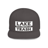 Lake Trash Snapback Hat | Cool Summer Accessory for Lake Lovers, Outdoor Fun Gear, Fisherman Gift, Casual Everyday Wear, Beach Day Essential