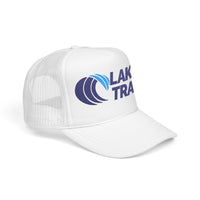 Lake Trash Foam Trucker Hat, Embroidered Camping Cap, Outdoor Adventure Hat, Gift for Lake Lovers, Summer Festivals Hat