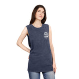 Lake Trash Stonewash Tank — “Your Docking Lights Are On” Boat Graphic