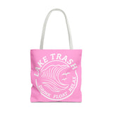 Copy of Lake Trash Pink Tote Bag — Drink • Float • Relax Beach Tote
