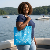 Lake Trash Tote Bag — Drink • Float • Relax Beach Tote