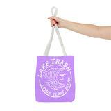 Tote — Lake Trash Tote Bag: 'Drink Float Relax' Beach & Lake Day Bag