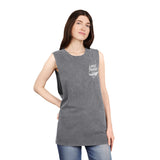 Lake Trash Stonewash Tank — “Your Docking Lights Are On” Boat Graphic