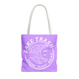 Tote — Lake Trash Tote Bag: 'Drink Float Relax' Beach & Lake Day Bag