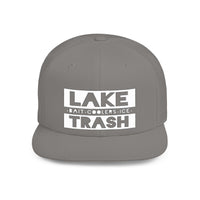 Lake Trash Snapback Hat | Cool Summer Accessory for Lake Lovers, Outdoor Fun Gear, Fisherman Gift, Casual Everyday Wear, Beach Day Essential
