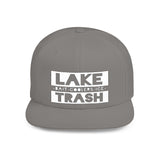 Lake Trash Snapback Hat | Cool Summer Accessory for Lake Lovers, Outdoor Fun Gear, Fisherman Gift, Casual Everyday Wear, Beach Day Essential