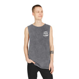 Lake Trash Stonewash Tank — “Your Docking Lights Are On” Boat Graphic