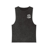 Lake Trash Stonewash Tank — “Your Docking Lights Are On” Boat Graphic