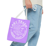 Tote — Lake Trash Tote Bag: 'Drink Float Relax' Beach & Lake Day Bag