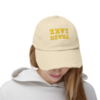 Trendy Distressed Cap for Casual Style, Unisex Adjustable Baseball Hat, Gift Idea for Sports Lovers, Everyday Wear, Summer Accessory