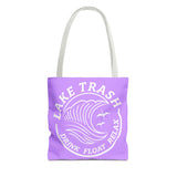 Tote — Lake Trash Tote Bag: 'Drink Float Relax' Beach & Lake Day Bag