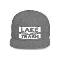 Lake Trash Snapback Hat | Cool Summer Accessory for Lake Lovers, Outdoor Fun Gear, Fisherman Gift, Casual Everyday Wear, Beach Day Essential