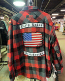 FN American Flag Thick Flannel Coat